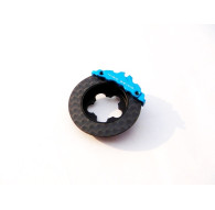  Carbon Fiber Brake Disc Set [T-Blue] - HIRO SEIKO - 69965