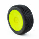 ADDICTIVE v2 BUGGY C1 (SUPER SOFT) PRE-MOUNTED YELLOW (2pcs.) - PCY20