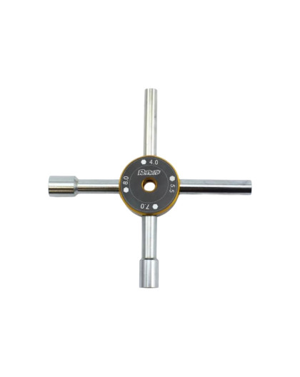 Clé écrous en croix 4 en 1 - Grande - RC PARTS - RC11105