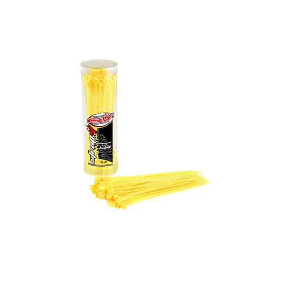 Collier rilsan Jaune  2.5x100mm - 50 pcs - CORALLY - C-50505
