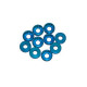 3 mm. Alu. Washer Blue (10 Pcs) - ULTIMATE - UR1501-A