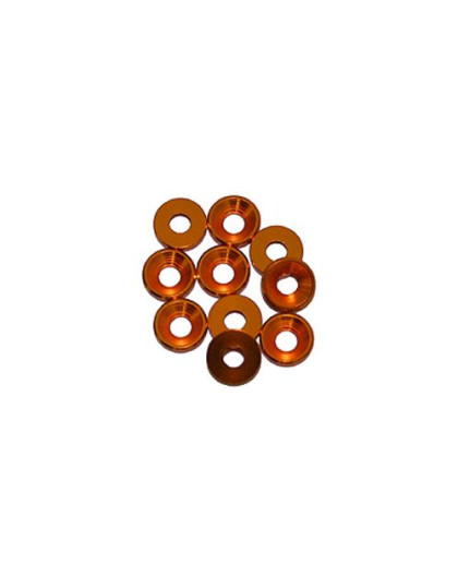 3 mm Alu.Washer Gold (10Pcs.) - ULTIMATE - UR1501-G
