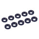 3 mm. Alu. Washer Black (10 Pcs) - ULTIMATE - UR1501-N