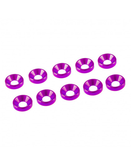 3 mm. Alu. Washer Pink (10 Pcs) - ULTIMATE - UR1501-PK