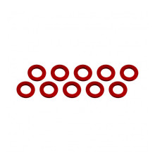 Aluminum Shim (3X6X0.5mm) Red (10Pcs) - ULTIMATE - UR1504-R