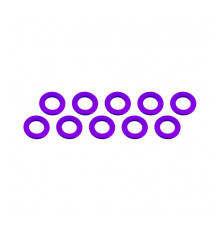Aluminum Shim (3X6X0.5mm) Purple (10Pcs) - ULTIMATE - UR1504-P