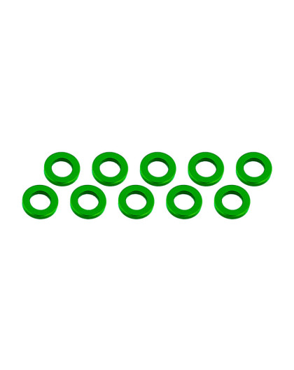 Aluminum Shim (3X6X1mm) Green (10Pcs) - ULTIMATE - UR1505-GR