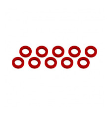 Aluminum Shim (3X6X1mm) Red (10Pcs) - ULTIMATE - UR1505-R