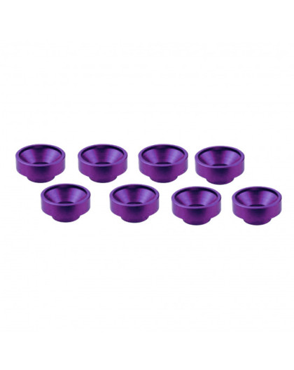 M3 Aluminum Servo Washer Purple (8 Pcs) - ULTIMATE - UR1507-P