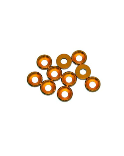 4 mm. Alu. Washer Gold (10 Pcs) - ULTIMATE - UR1511-G