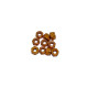 4 mm. Alu. Nylon Nut Gold (10 Pcs) - ULTIMATE - UR1512-G