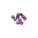 Ecrous épaulé 4mm Violet (x10) - ULTIMATE - UR1513-P