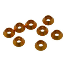 3mm Aluminium Cap Head Washer Gold (8 Pcs) - ULTIMATE - UR1521-G