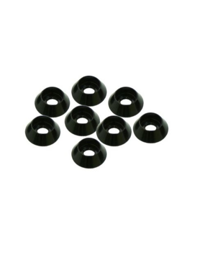 3mm Aluminium Cap Head Washer Black (8 Pcs) - ULTIMATE - UR1521-N