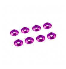 3mm Aluminium Cap Head Washer Pink (8 Pcs) - ULTIMATE - UR1521-PK