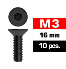 M3X16mm Flat Head Screws (10 Pcs) - ULTIMATE - UR161316