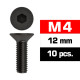 M4X12mm Flat Head Screws (10 Pcs) - ULTIMATE - UR161412