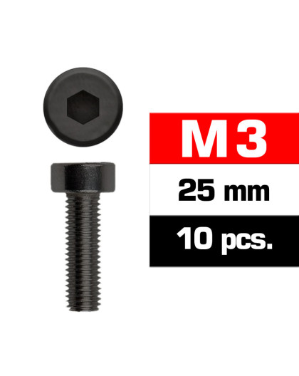 M3X25mm Cap Head Screws (10 Pcs) - ULTIMATE - UR163325