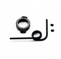 Muffler Support Alu. Ring - Black - ULTIMATE - UR1761-N
