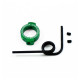 Muffler Support Alu. Ring - Green - ULTIMATE - UR1761-GR