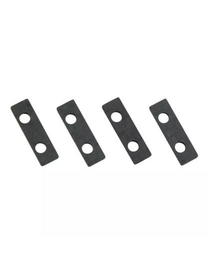 Carbon Fiber Servo Spacer 1mm (4Pcs) - ULTIMATE - UR1810