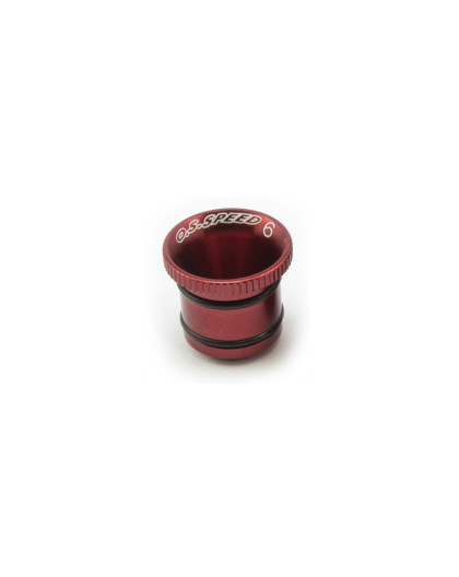 Carburetor Reducer 6mm (Red) M3 - ULTIMATE - UR3423-11
