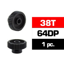 Hss Steel 64Dp Pinion Gear 38T W/3.17mm Bore - ULTIMATE - UR4316-38