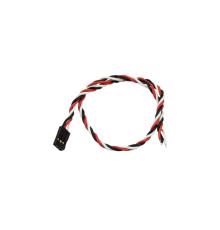 Prise Futaba femelle câble tressé (30cm) - ULTIMATE - UR46134