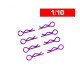 Body Clips 1/10 Purple - ULTIMATE - UR6411-P