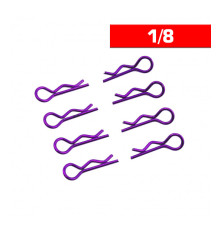 Body Clips 1/8 Purple (X8) - ULTIMATE - UR6412-P
