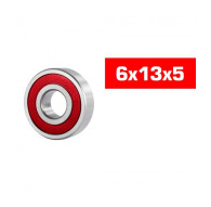 6X13X5mm Hs Rubber Sealed Bearing Set (10Pcs.) - ULTIMATE - UR7805