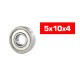 5X10X4mm Hs Metal Shielded Bearing Set (2Pcs) - ULTIMATE - UR7818-2