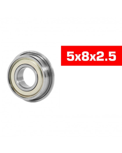 5X8X2.5mm Flanged Hs Metal Bearing Set (10) - ULTIMATE - UR7822