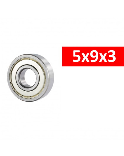 5X9X3mm Hs Metal Shielded Bearing Set (10Pcs) - ULTIMATE - UR7830