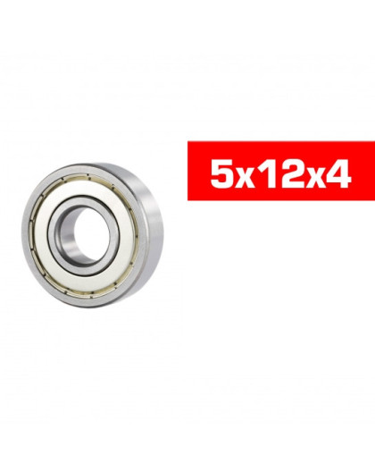 5X12X4mm Hs Metal Shielded Bearing Set (2Pcs) - ULTIMATE - UR7834-2