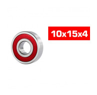 10X15X4mm Hs Rubber Sealed Bearing Set (2Pcs) - ULTIMATE - UR7847-2