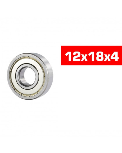 12X18X4mm Hs Metal Shielded Bearing Set (2Pcs) - ULTIMATE - UR7850-2