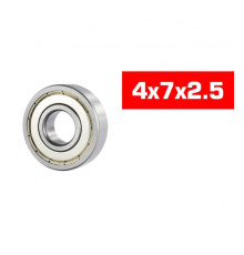 4X7X2.5mm Hs Metal Shielded Bearing Set (10Pcs) - ULTIMATE - UR7856