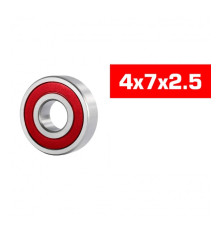 4X7X2.5mm Hs Rubber Sealed Bearing Set (2Pcs) - ULTIMATE - UR7857-2