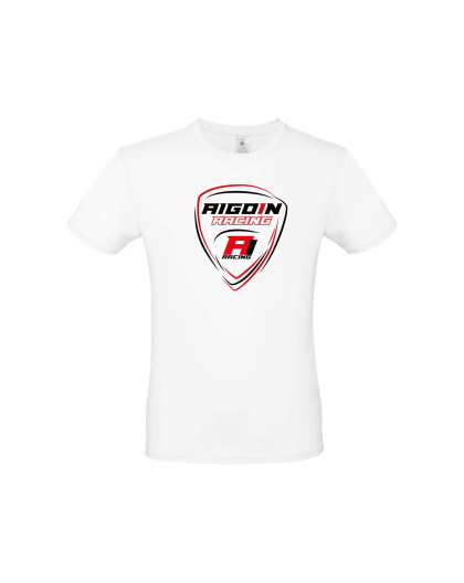 T-Shirt Aigoin Racing Blanc - Taille L - AIGOIN RACING - 002L