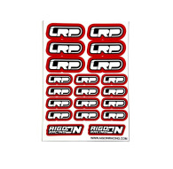 Stickers sheet LRP Red Size A6 - AIGOIN RACING - AR3062