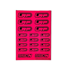 Stickers sheet LRP Fluo pink Size A6 - AIGOIN RACING - AR3060