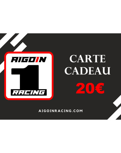 Gift card 20€ Aigoin Racing - AIGOIN RACING - AR-BA20