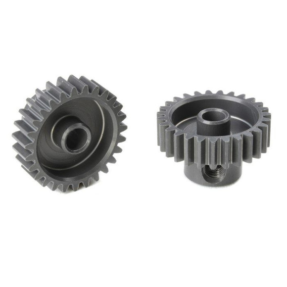 TEAM CORALLY - 48 DP PINION - SHORT - HARD ANODISED AL7075 - - C-7042