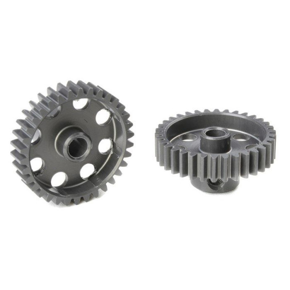 Pignon 34T Alu étroit - 48 DP - D3.17mm - CORALLY - C-70434