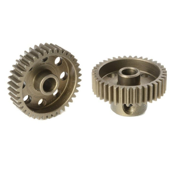 TEAM CORALLY - 64 DP PINION - SHORT - HARDENED STEEL - 38 TE - C-7133