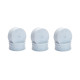 BUGGY FRONT 1/10 4WD WHEEL WHITE - 3 PAIRS - CENTRO - C0261W