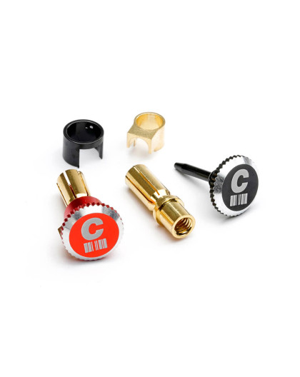 LOCKDOWN HEATSINK BULLET PLUG GRIPS WITH 5MM BULLETS - CENTRO - C0344