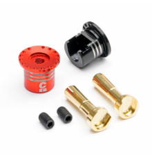 ALUMINIUM HEATSINK PLUG GRIPS WITH 4MM BULLETS - CENTRO - C0347