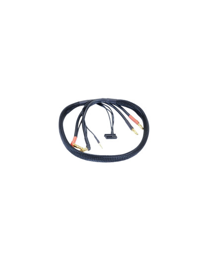 LIPO BALANCE LEAD 4MM (60cm) w/4+5MM BATT PLUG - CENTRO - C0361B
